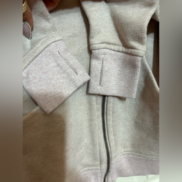 Authentic Lululemon scuba Hoodie Light Cotton Heathered Dusty Rose jacket 8 - Picture 8 of 10